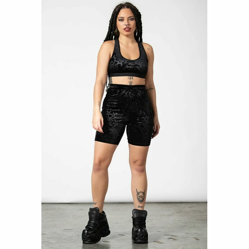 Killstar Workout Top - Mortalia Bralet 2 Killstar Workout Top - Mortalia Bralet - Image 2