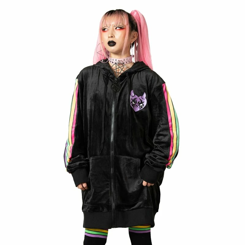 Killstar Zip Jacket - Lounge Wizard Hoodie 1 Killstar Zip Jacket - Lounge Wizard Hoodie