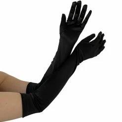 Pamela Mann Gloves - Plain Satin -KILLSTAR - shop pamela mann gloves plain satin4