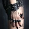 Punk Rave Glove - Skull Knuckles Femme