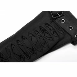 Punk Rave Gloves - Black Widow -KILLSTAR - shop punk rave gloves black widow4