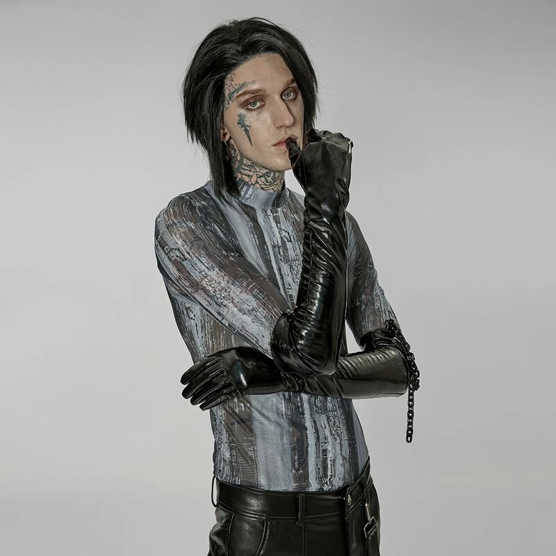 Punk Rave Gloves - Fyre 2 Punk Rave Gloves - Fyre - Image 2