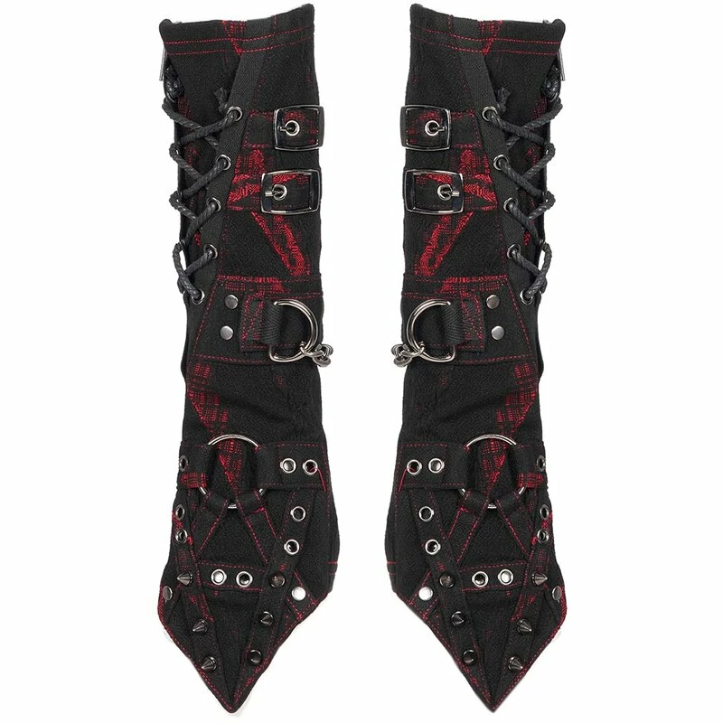 Punk Rave Gloves - Mad Girl 3 Punk Rave Gloves - Mad Girl - Image 3