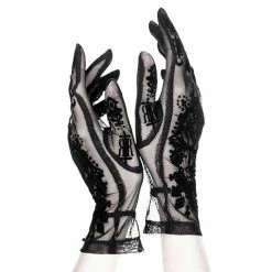 Restyle Lace Gloves - Saint -KILLSTAR - shop restyle lace gloves saint3