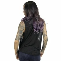 Sullen Clothing Burnout Muscle Tank Top - Butterfly Skull -KILLSTAR - shop sullen clothing burnout muscle tank top butterfly skull 13