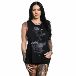 Sullen Clothing Lace-Up Tank Top - Fallen Crow