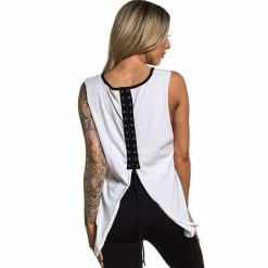 Sullen Clothing Laceback Tank Top - Dark Wreath -KILLSTAR - shop sullen clothing laceback tank top dark wreath 13