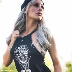 Sullen Clothing Ladies' Tank Top - Coffin Skull -KILLSTAR - shop sullen clothing ladies tank top coffin skull5